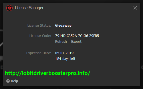 Driver booster 6.4 license key